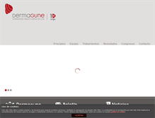 Tablet Screenshot of dermagune.com